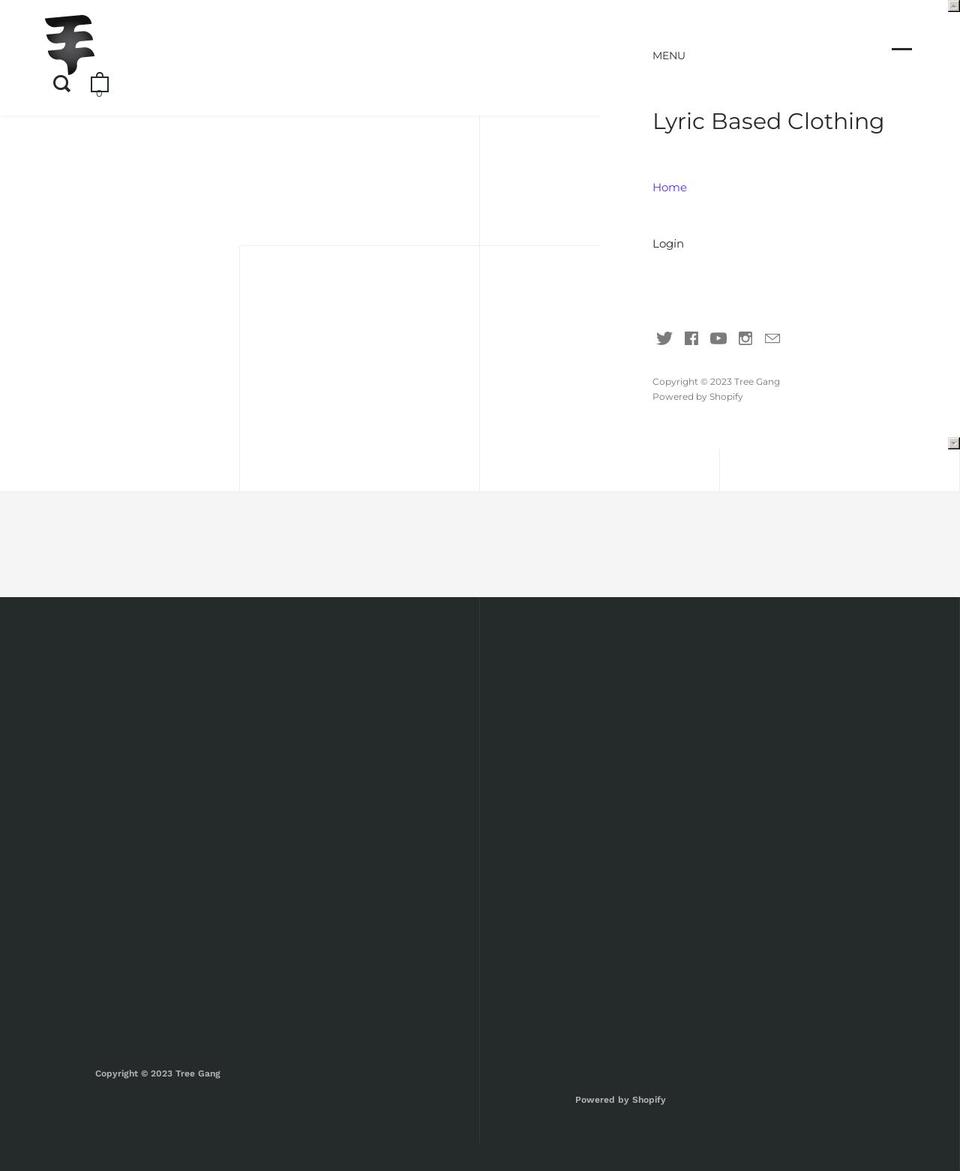 treegangcity.com shopify website screenshot