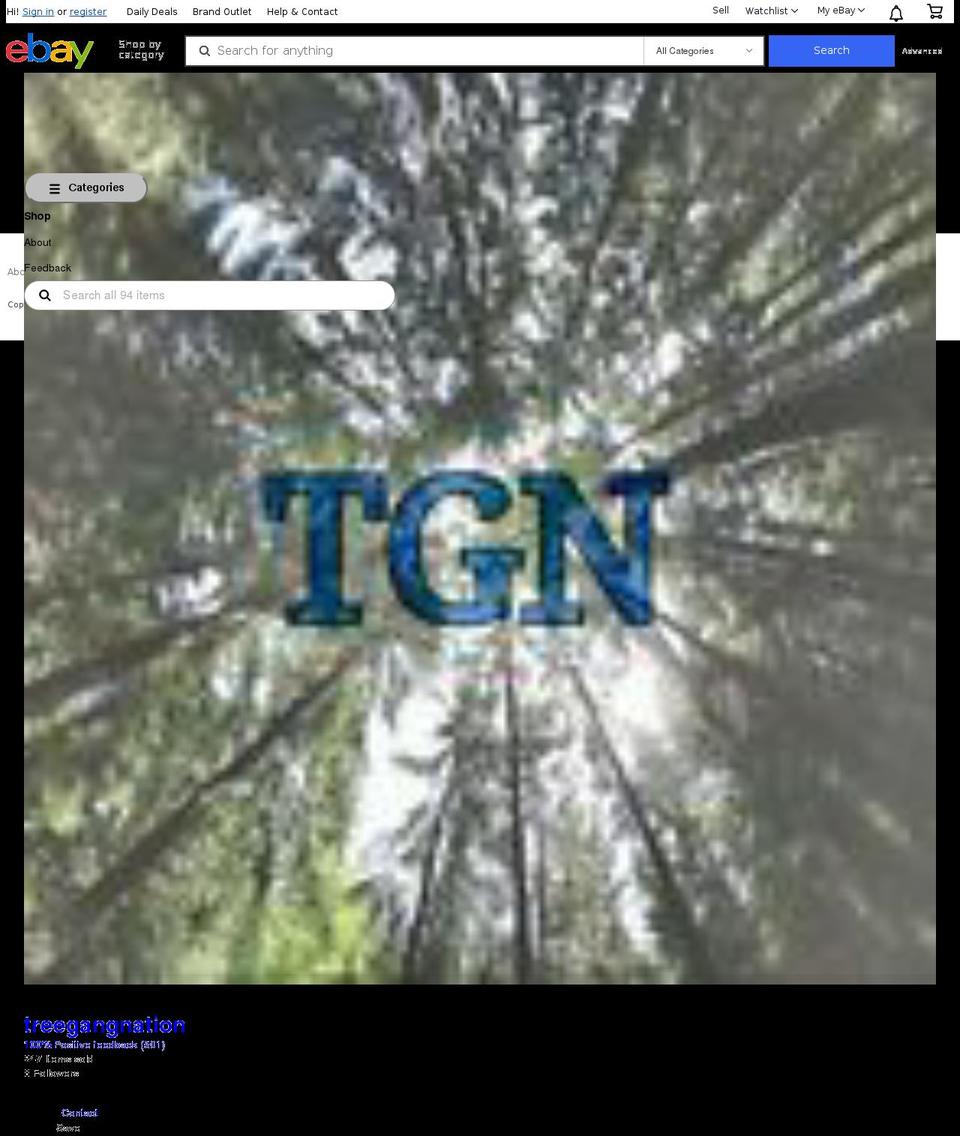 treegangnation.com shopify website screenshot
