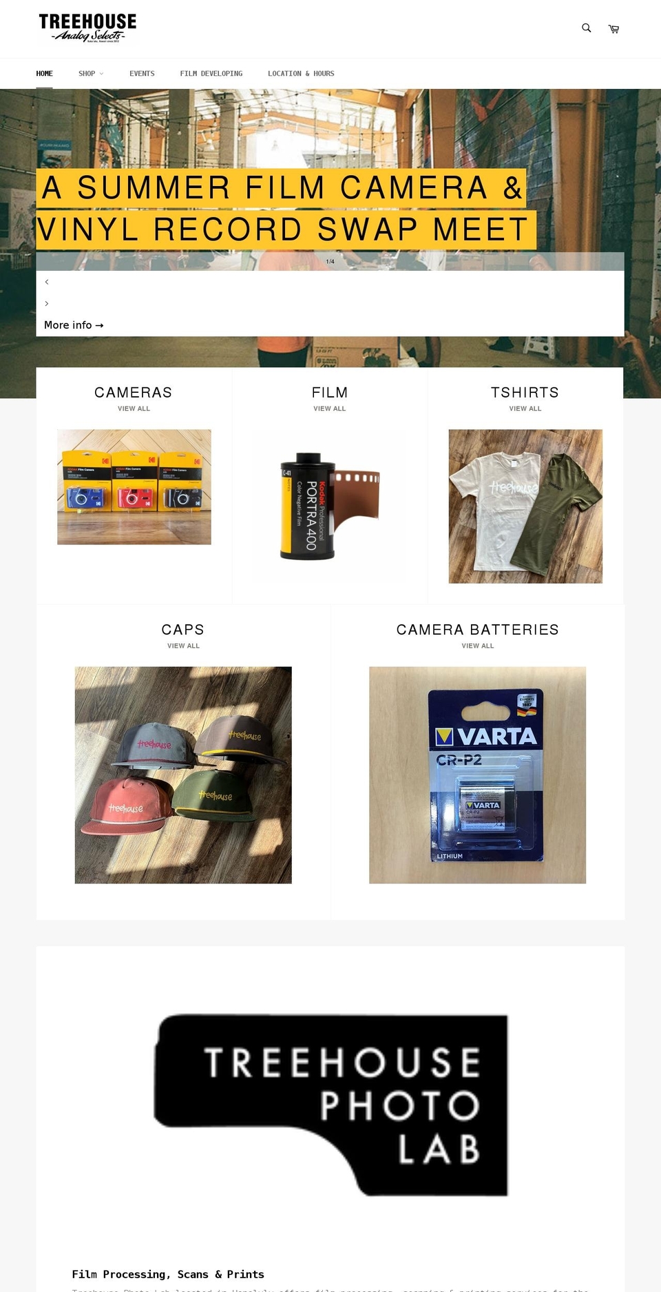 treehouse-shop.com shopify website screenshot