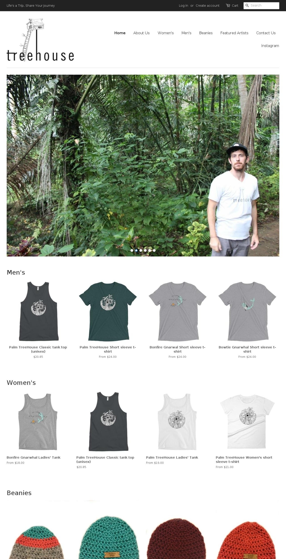 treehouseoc.com — Shopify storefront screenshot