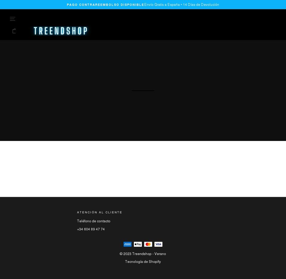 treendshop.com shopify website screenshot