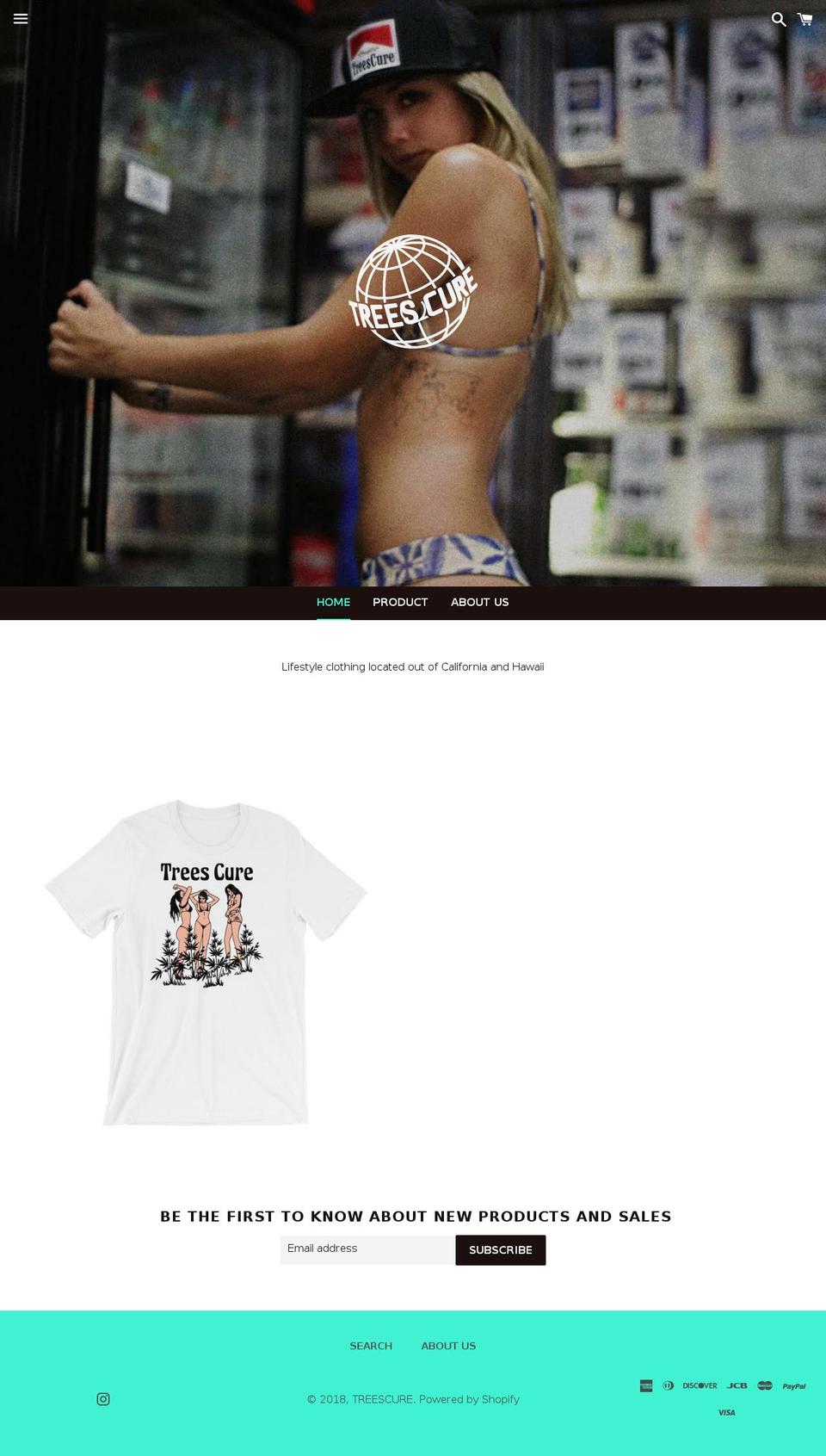 treescure.com — Shopify storefront screenshot