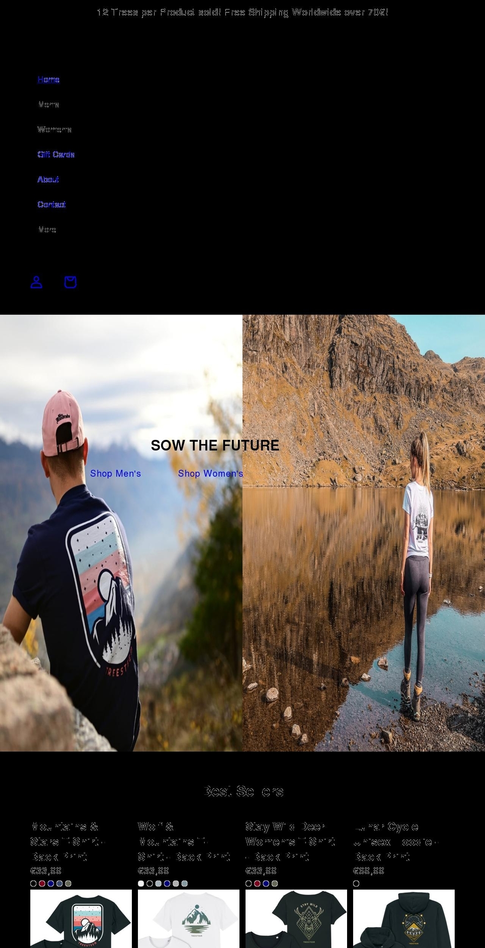 treesteem.com shopify website screenshot