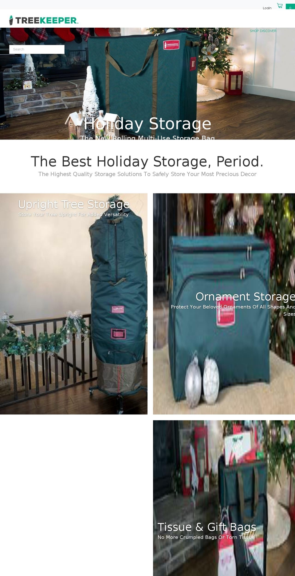 treestorage.com — Shopify storefront screenshot