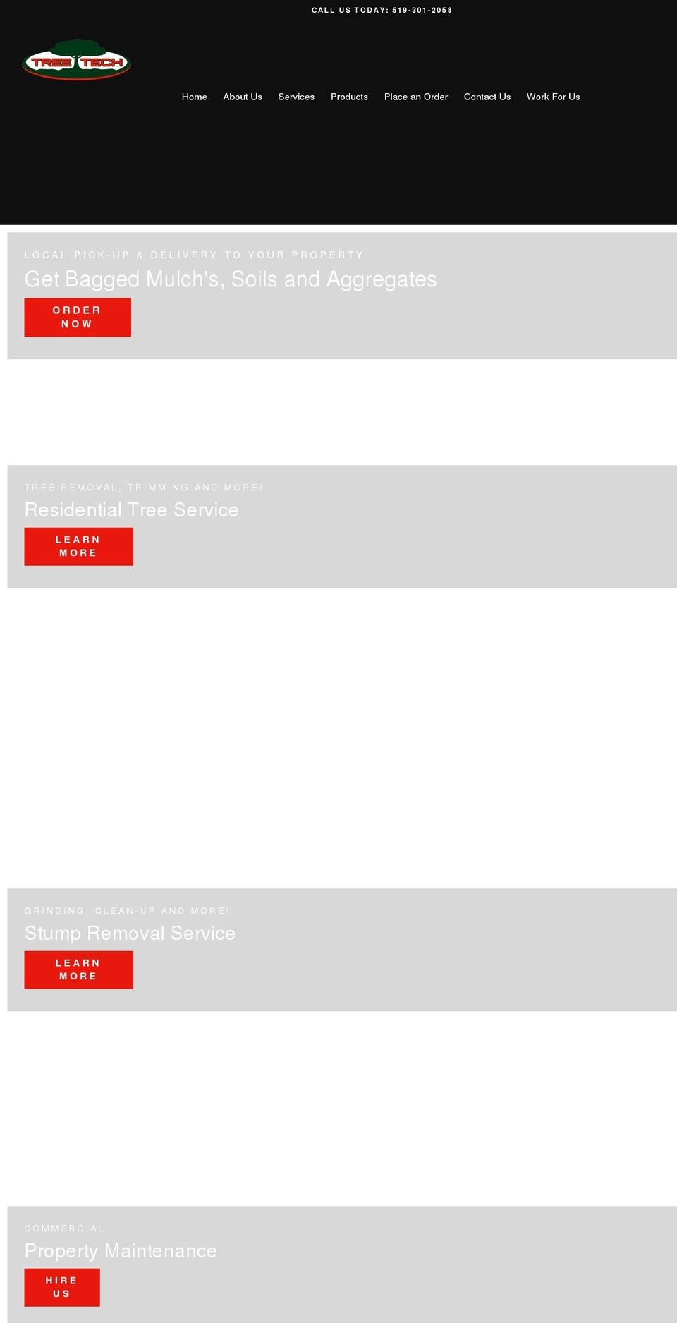 treetech.ca shopify website screenshot
