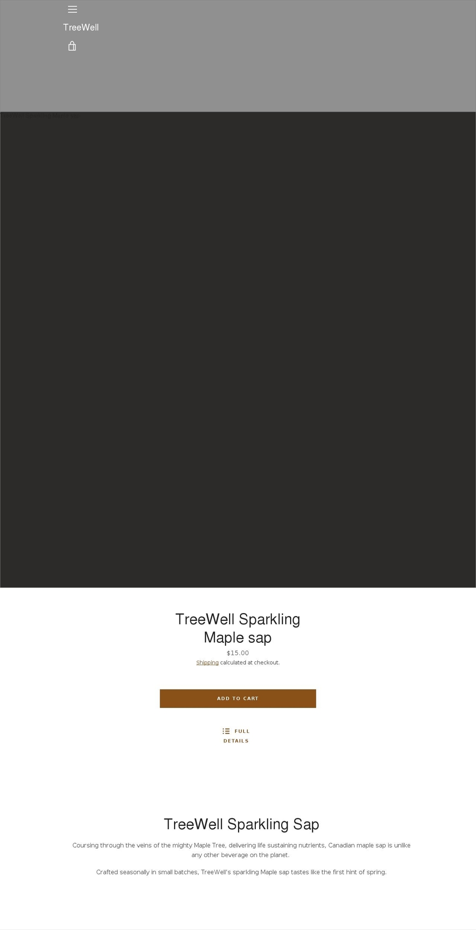 treewell.ca shopify website screenshot