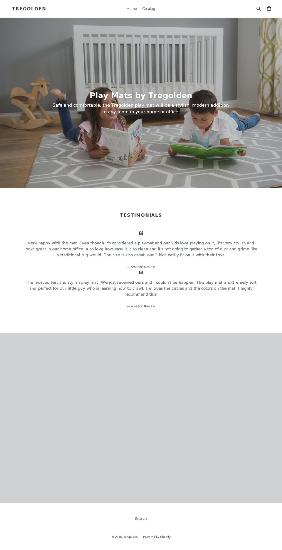 tregolden.com shopify website screenshot