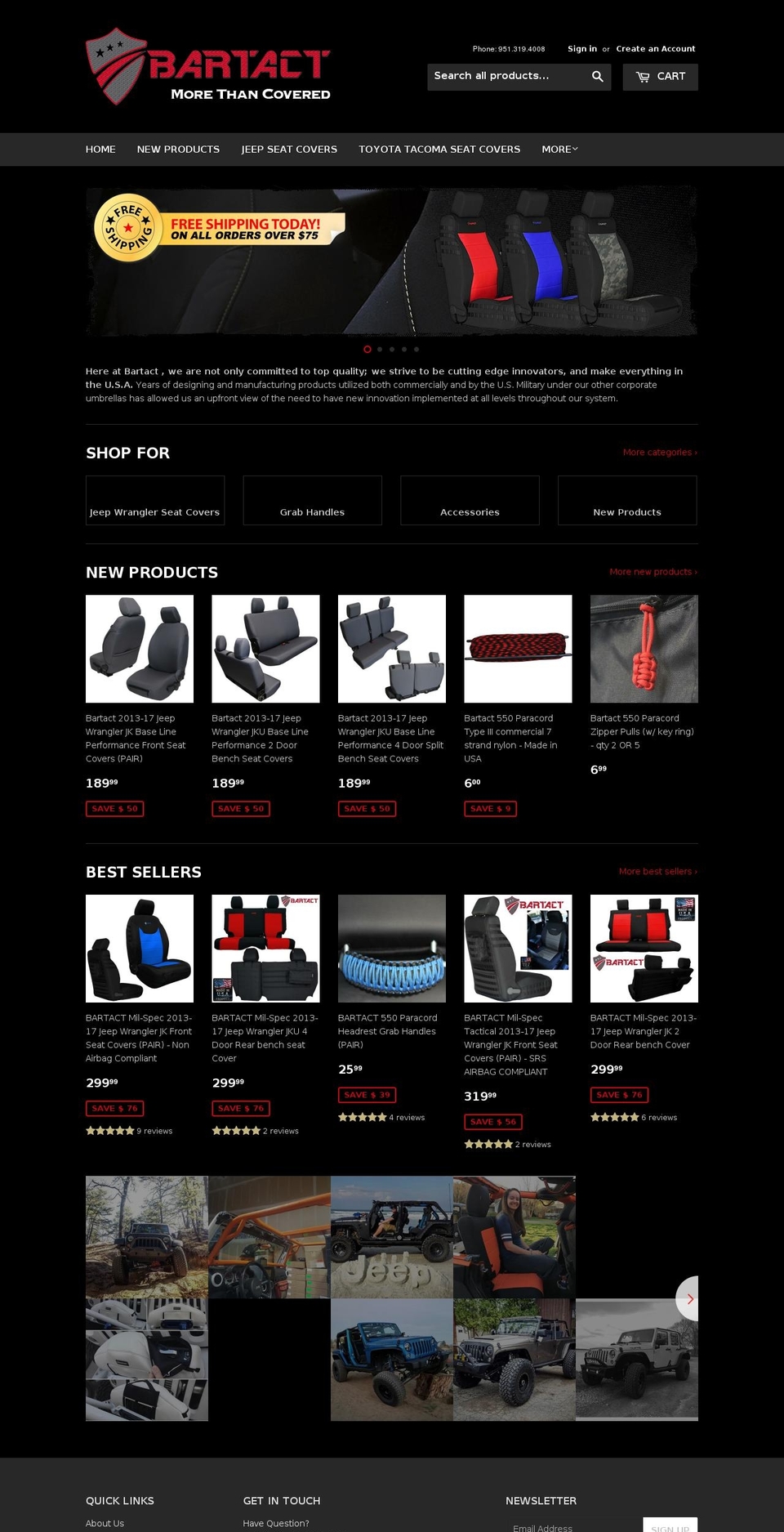 trekarmour.com shopify website screenshot