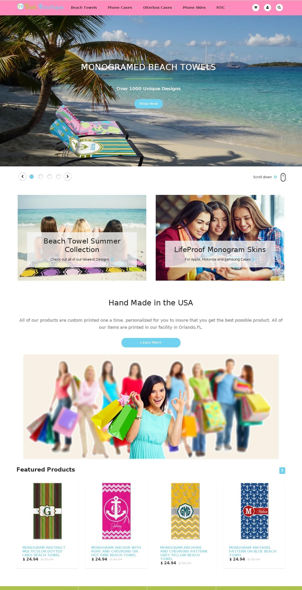 trekboutique.com shopify website screenshot