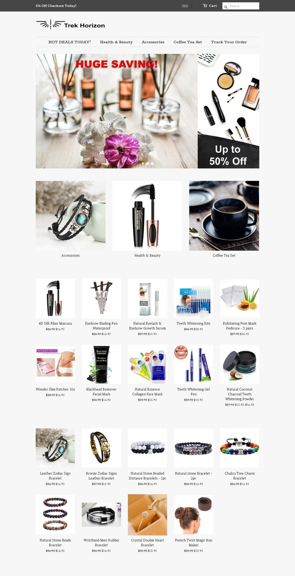 trekhorizon.com — Shopify storefront screenshot