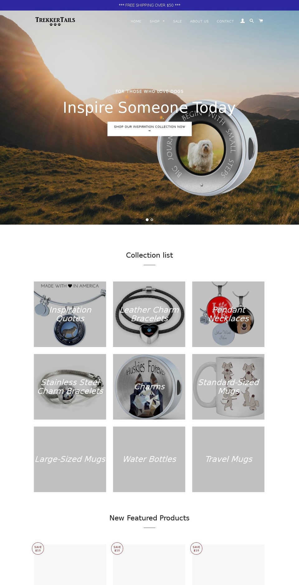 trekkertails.com — Shopify storefront screenshot