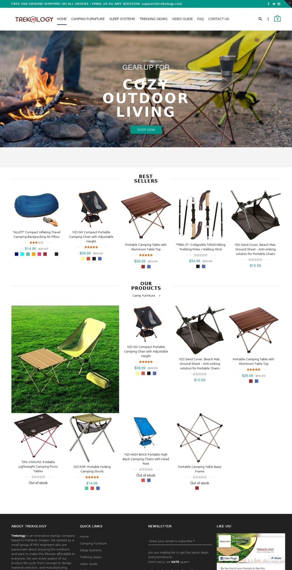 rt-material2-v1-5 Shopify theme site example trekology.net