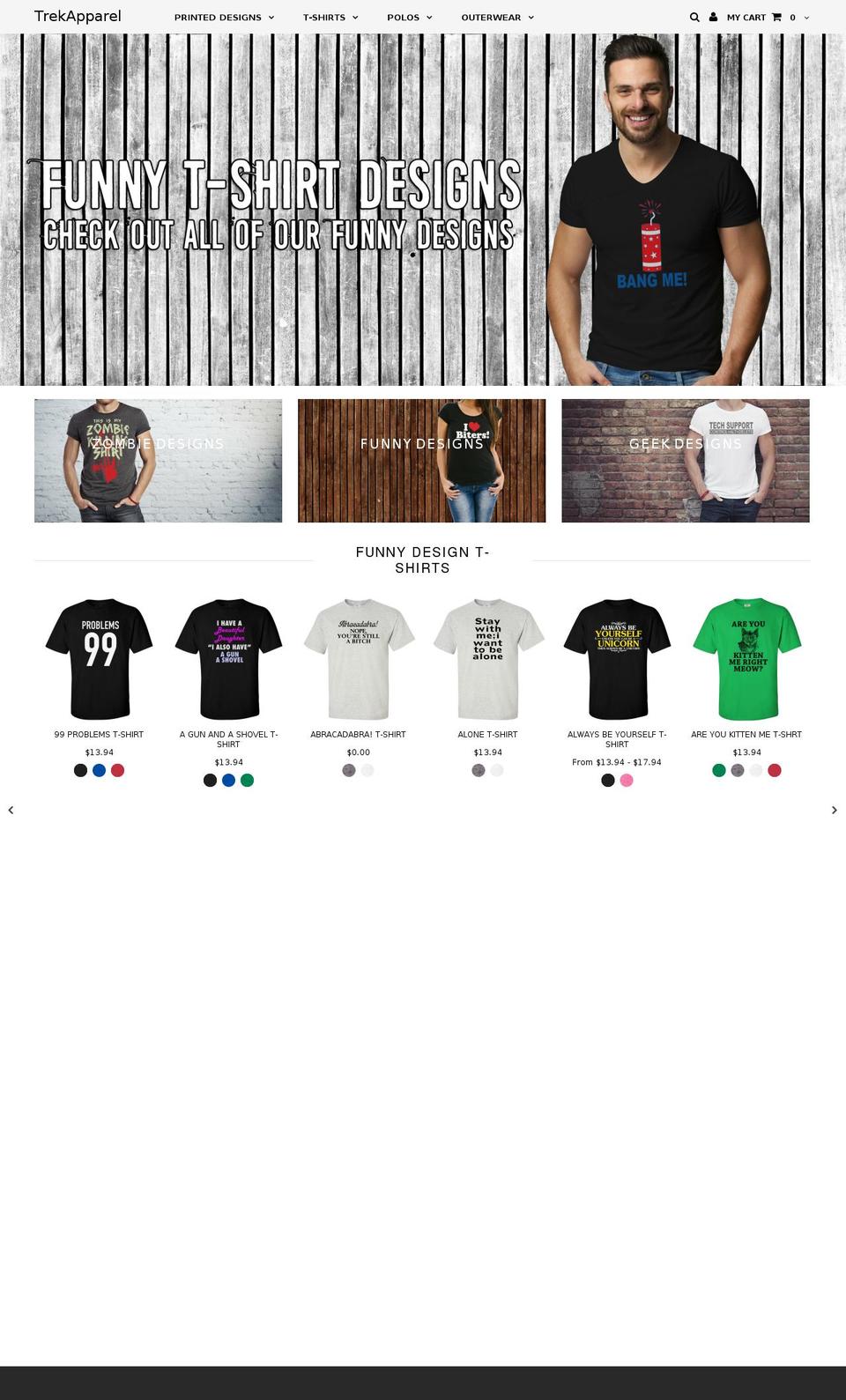 trekspirit.com shopify website screenshot