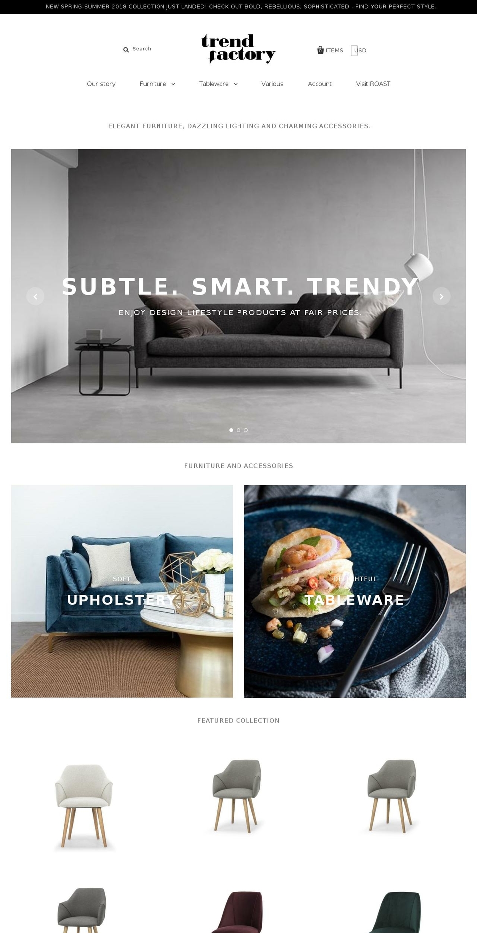 trend-factory.dk shopify website screenshot