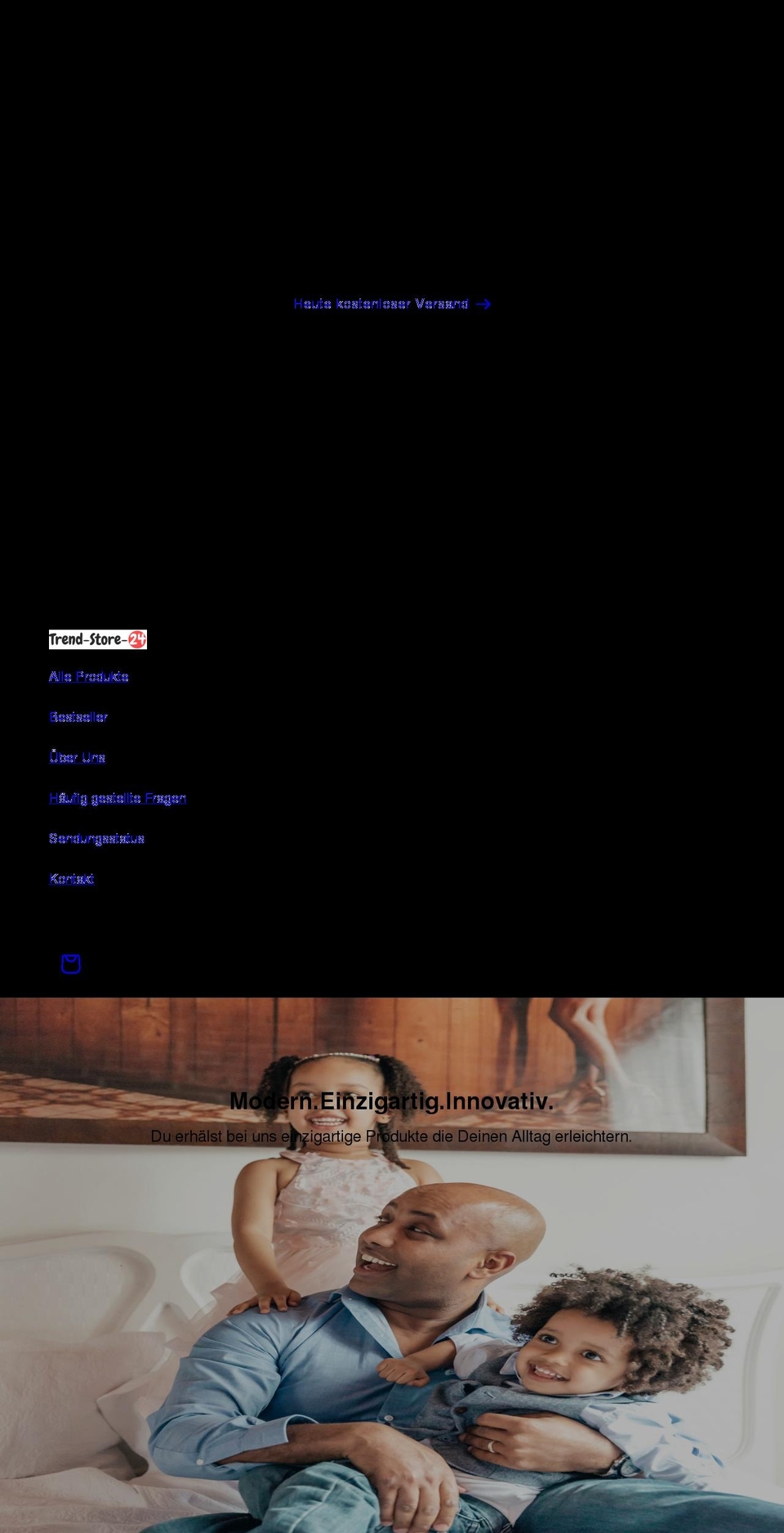 trend-store-24.de shopify website screenshot