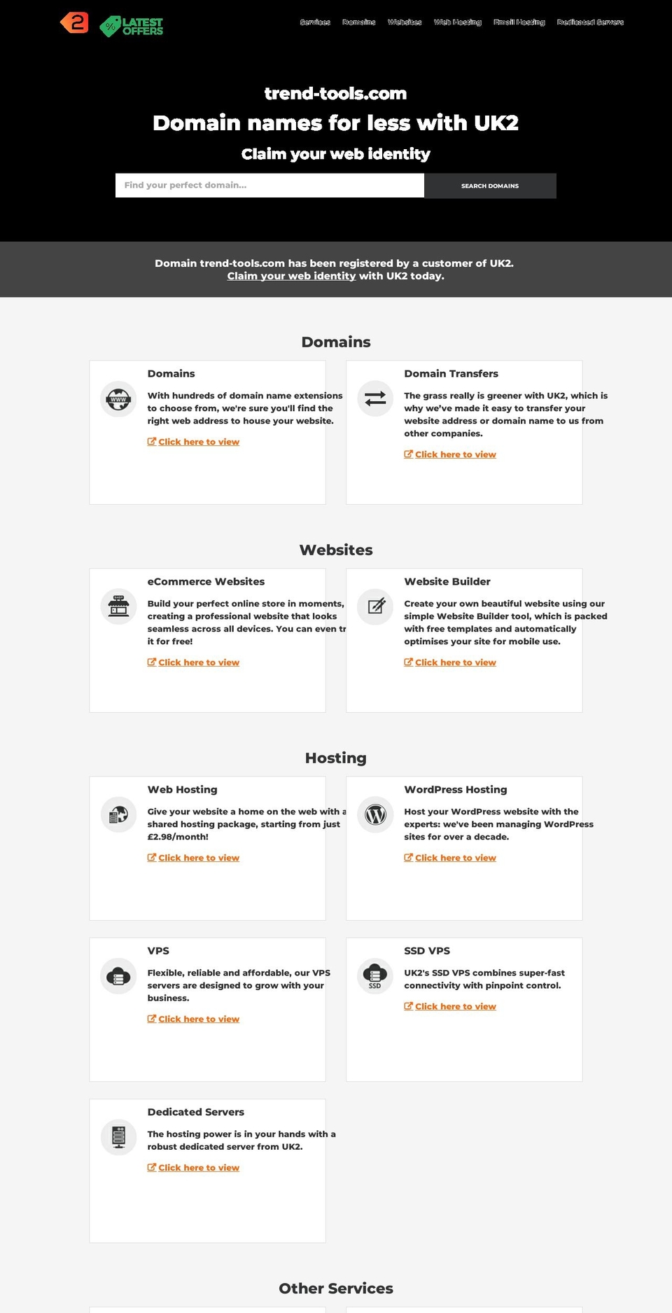 trend-tools.com — Shopify storefront screenshot