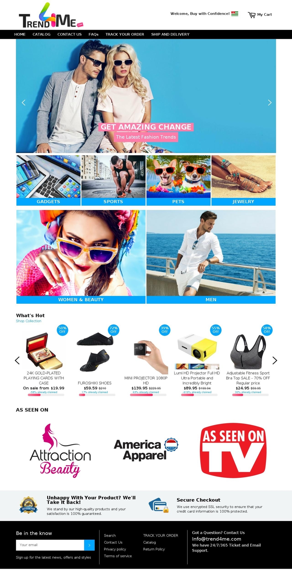 proshopify-v-4-1 Shopify theme site example trend4me.com