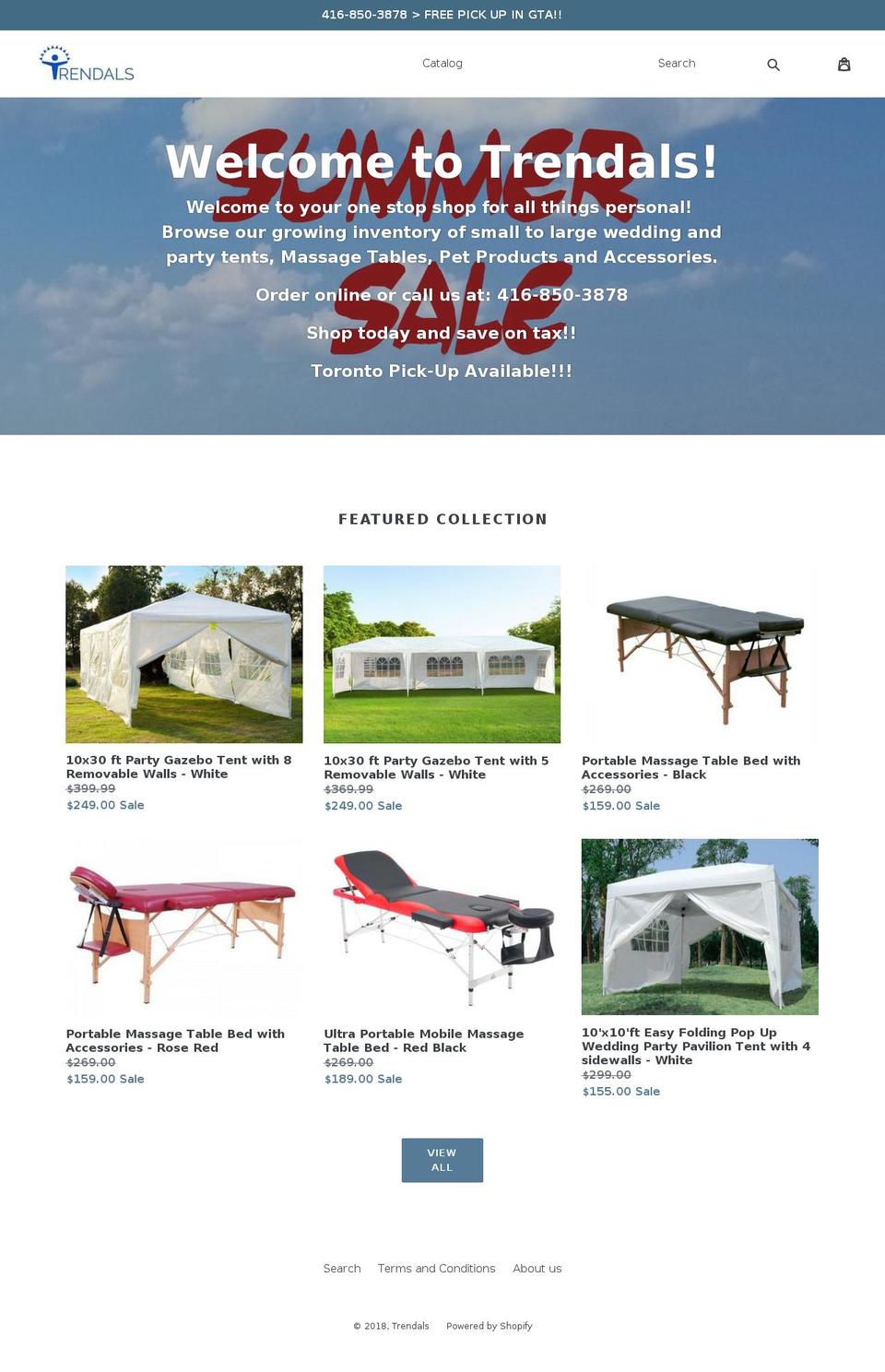 trendals.com — Shopify storefront screenshot