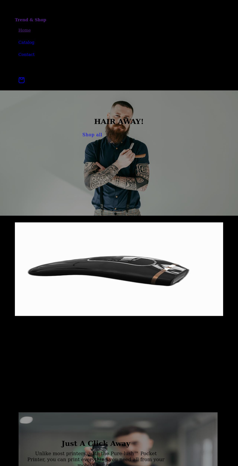 trendandshop.com shopify website screenshot