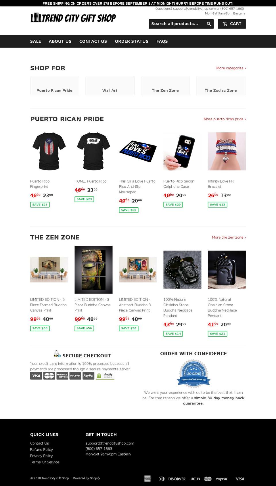 trendcityshop.myshopify.com — Shopify storefront screenshot