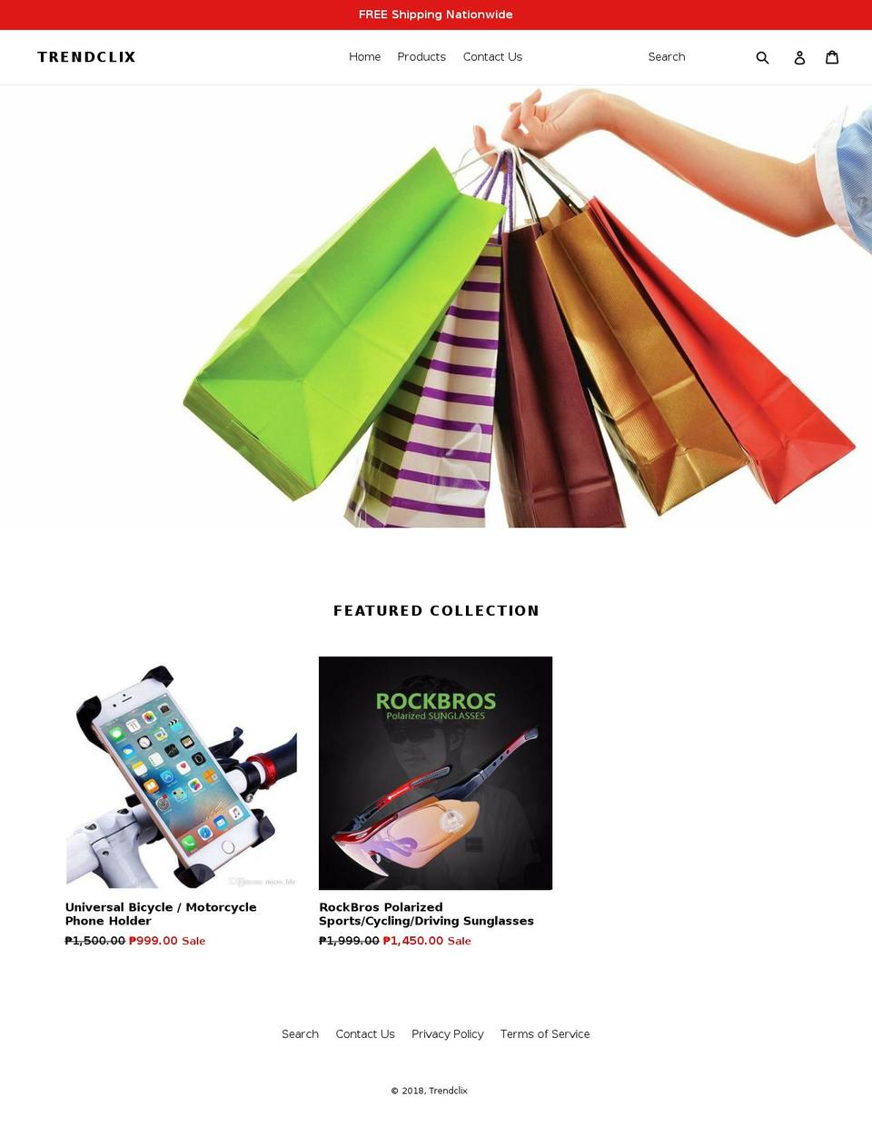 trendclix.com — Shopify storefront screenshot