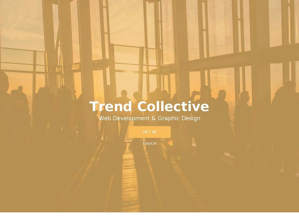 trendcollective.com shopify website screenshot