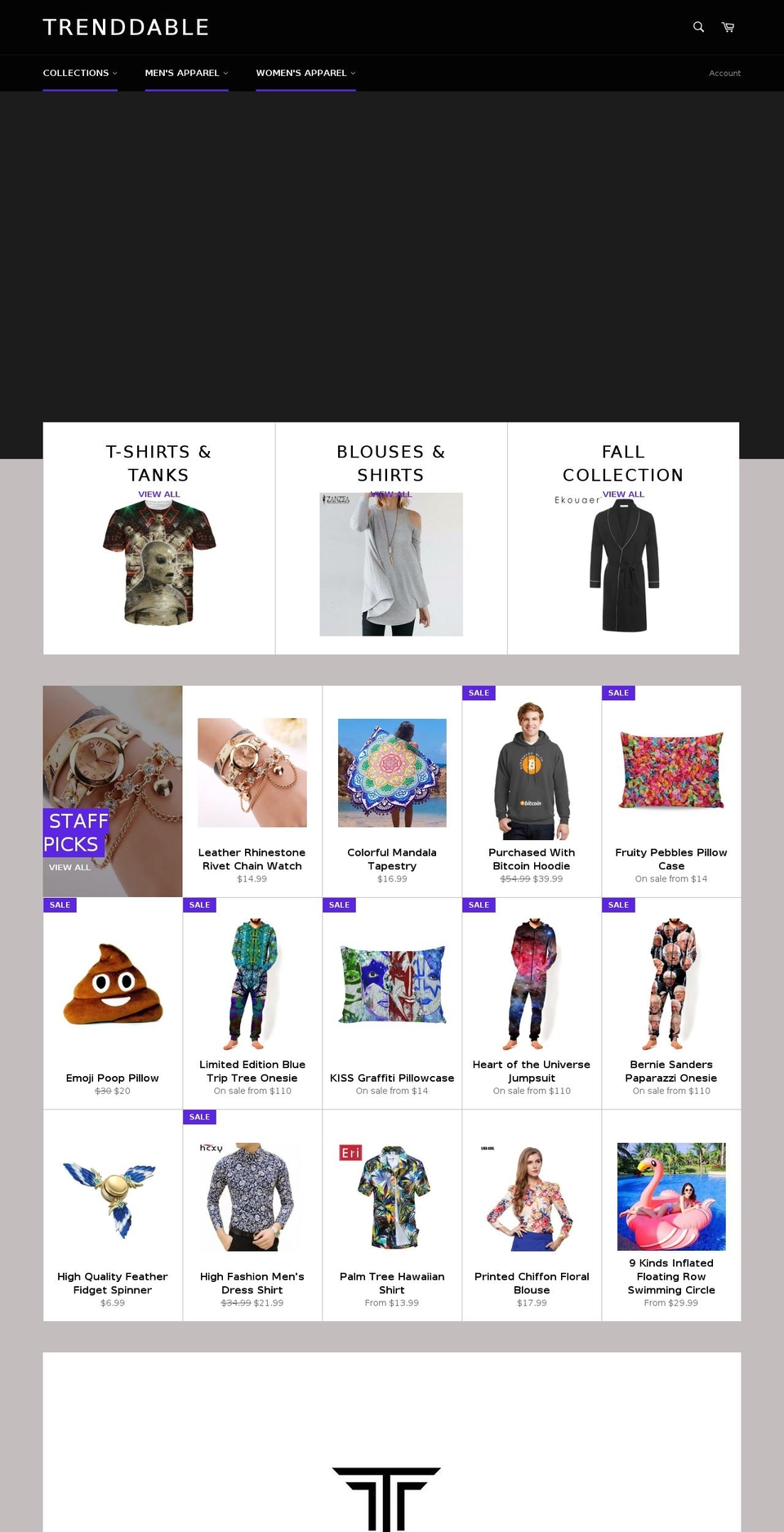 trenddable.com — Shopify storefront screenshot