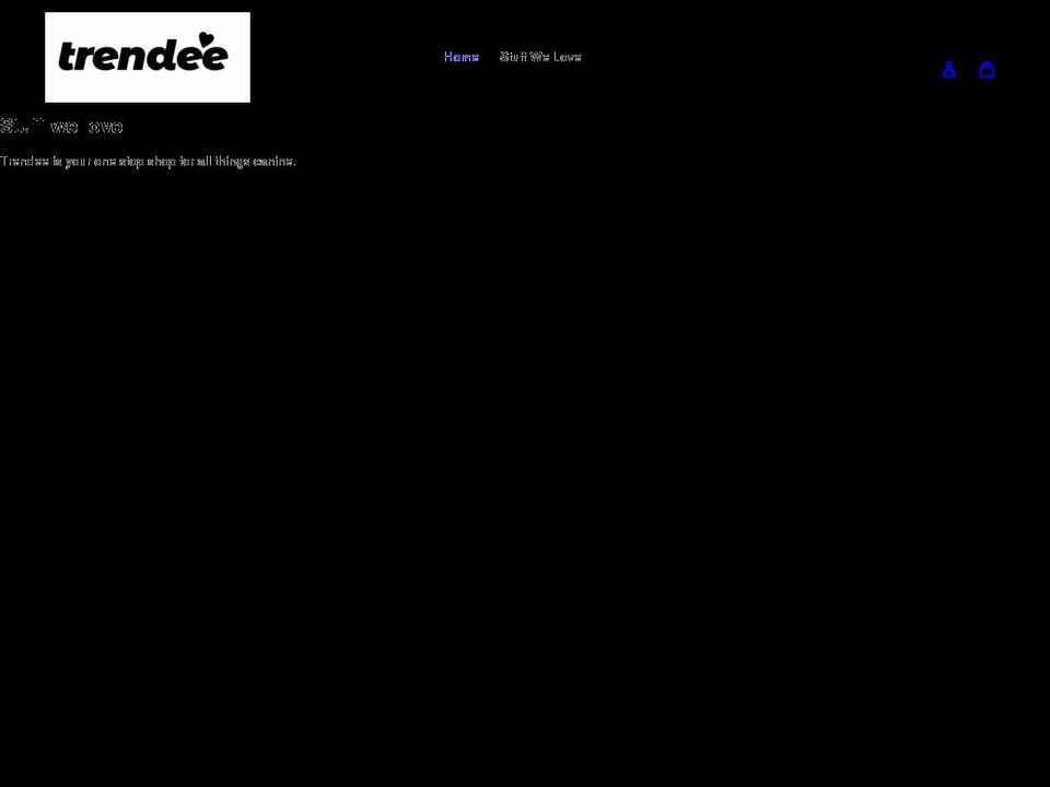 trendee.com shopify website screenshot