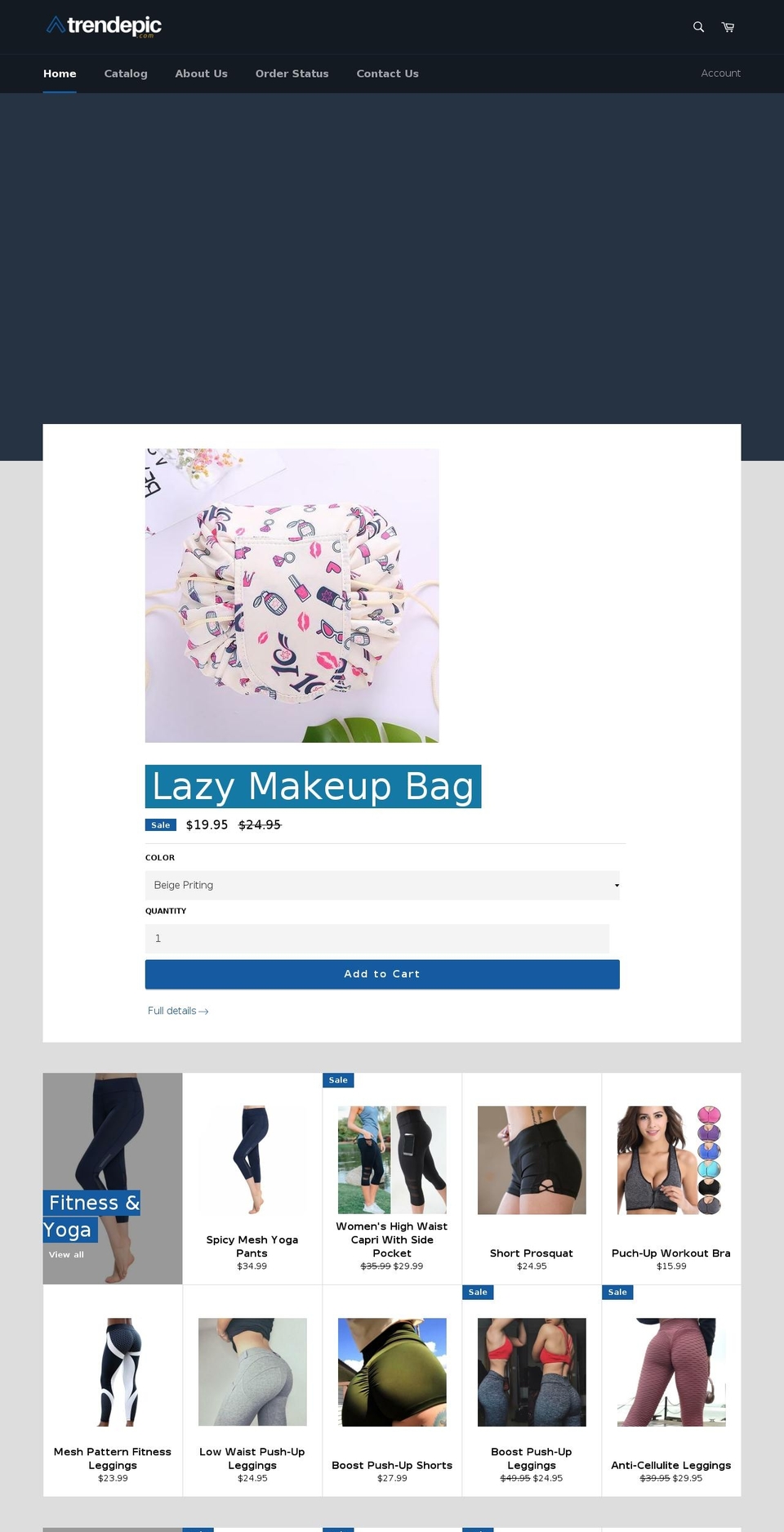 trendepic.com shopify website screenshot