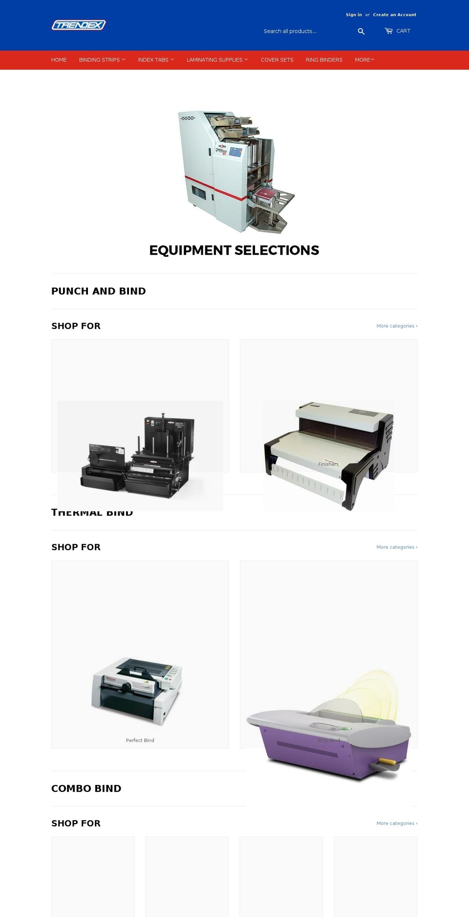 trendexinc.com — Shopify storefront screenshot