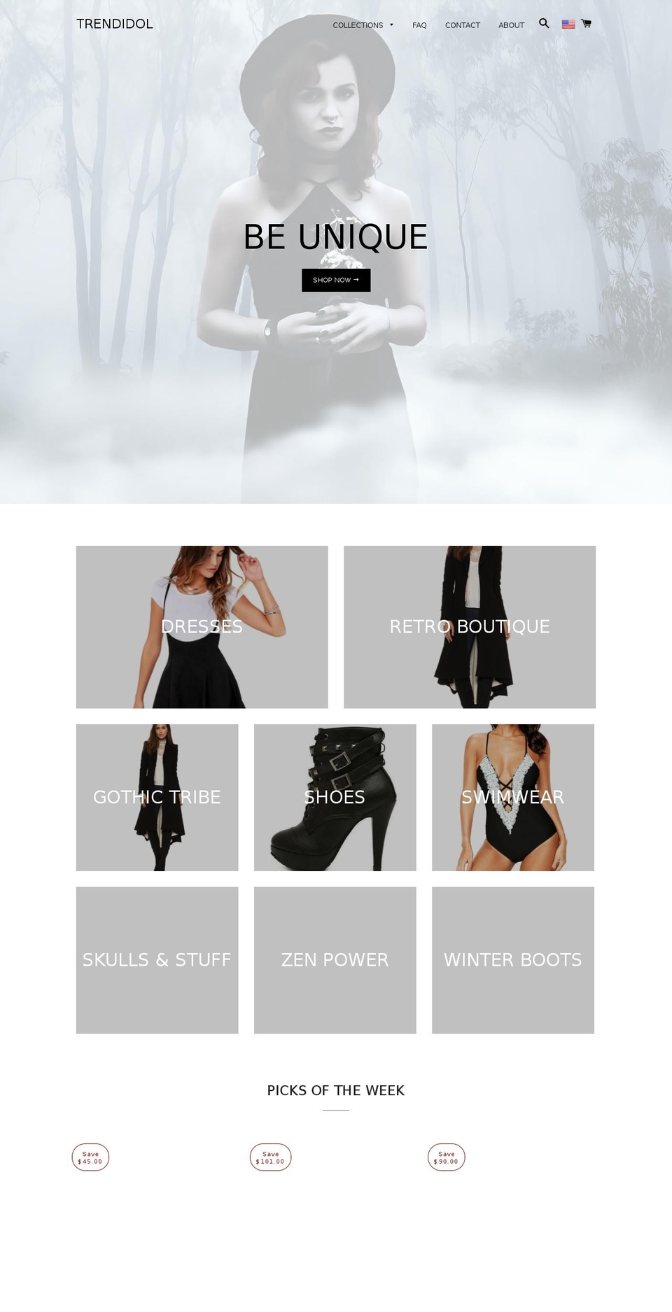 trendidiol.com — Shopify storefront screenshot