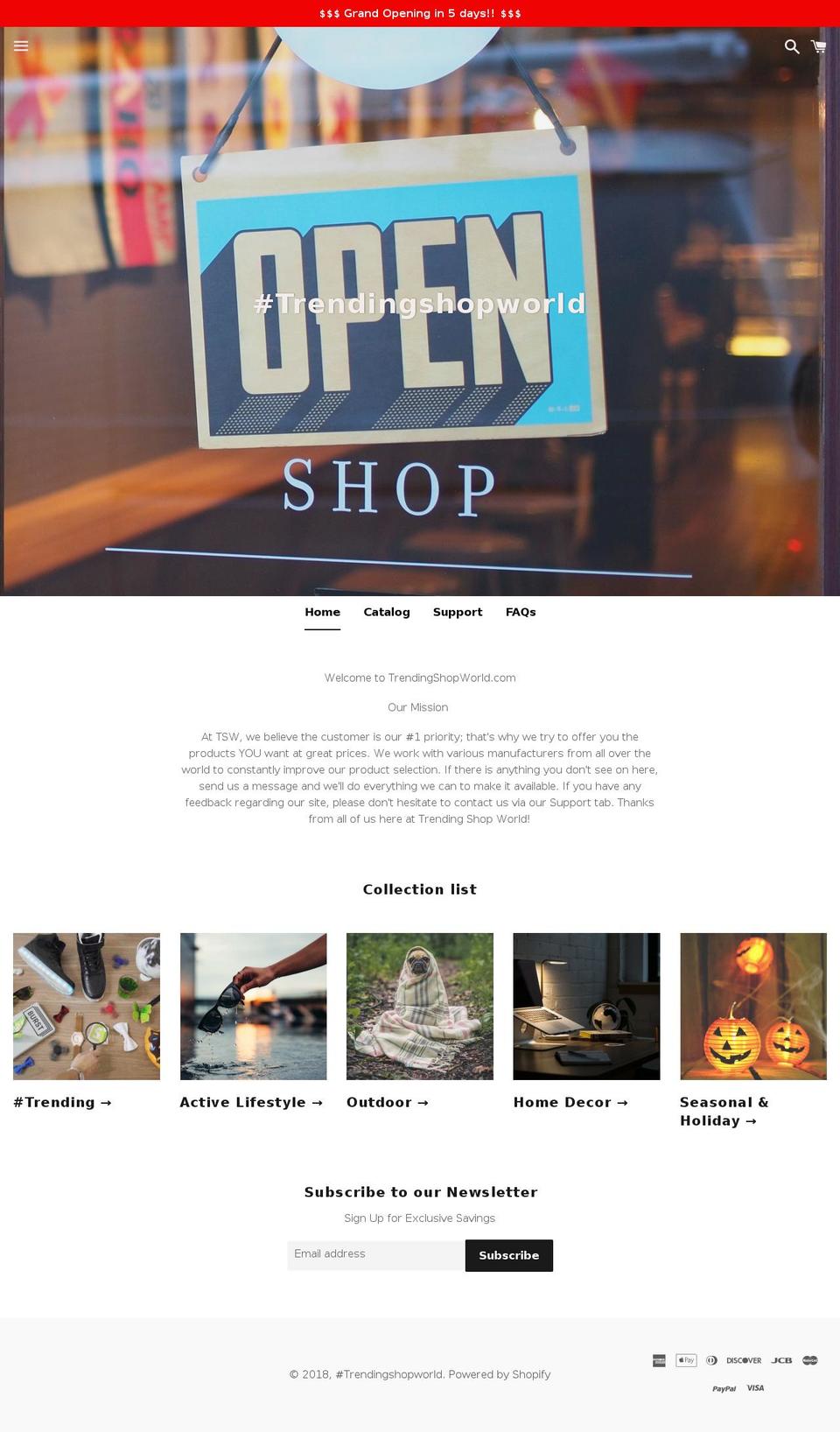 trendingshopworld.com — Shopify storefront screenshot