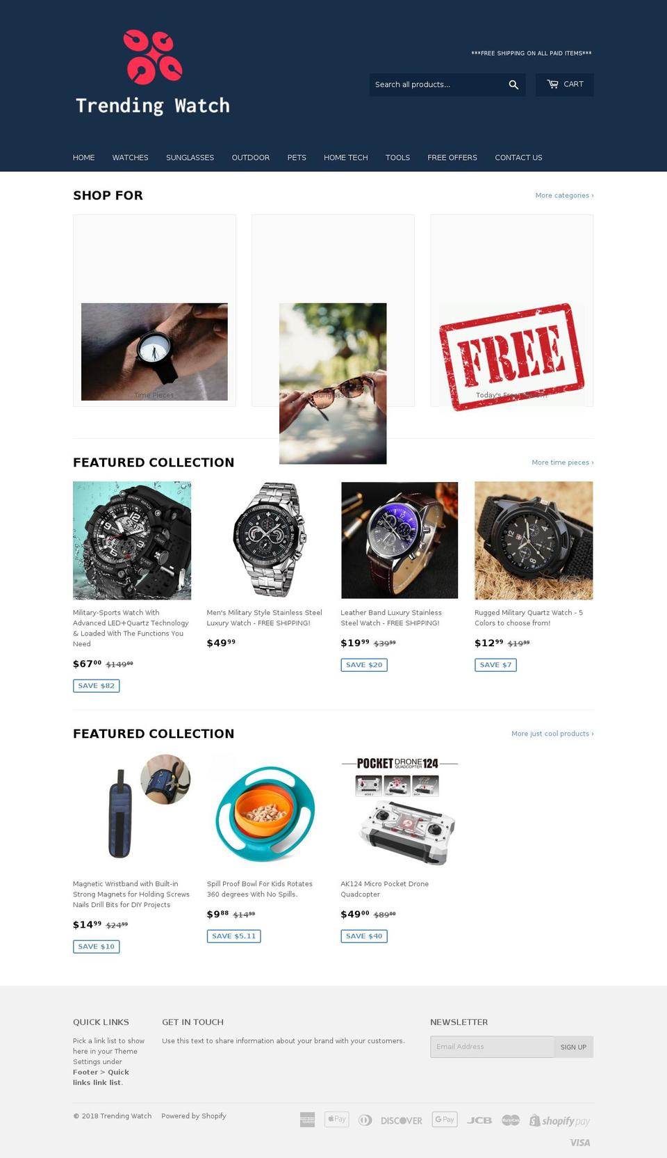 trendingwatch.com — Shopify storefront screenshot