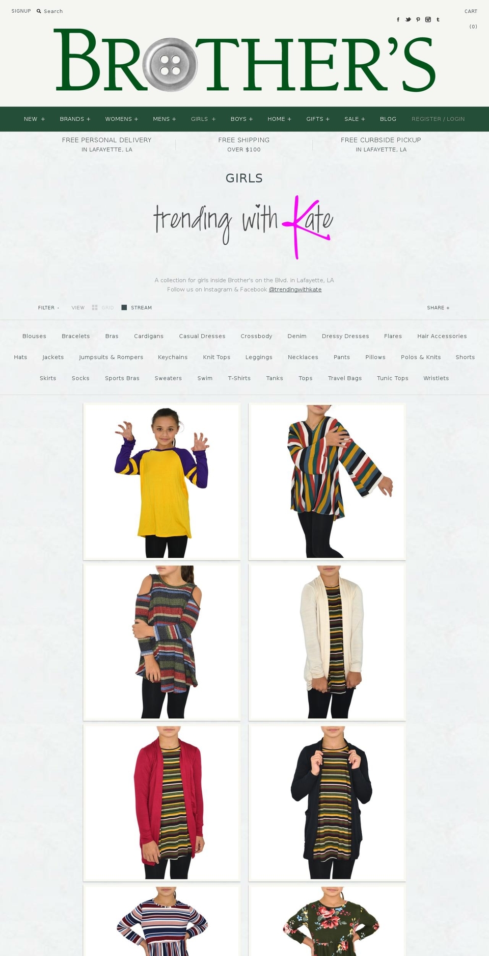 trendingwithkate.com — Shopify storefront screenshot