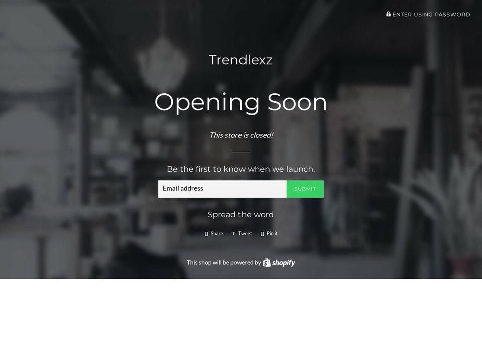 trendlexz.com — Shopify storefront screenshot