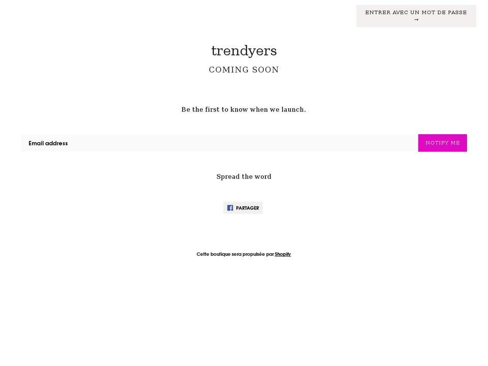 trendmodz.com — Shopify storefront screenshot