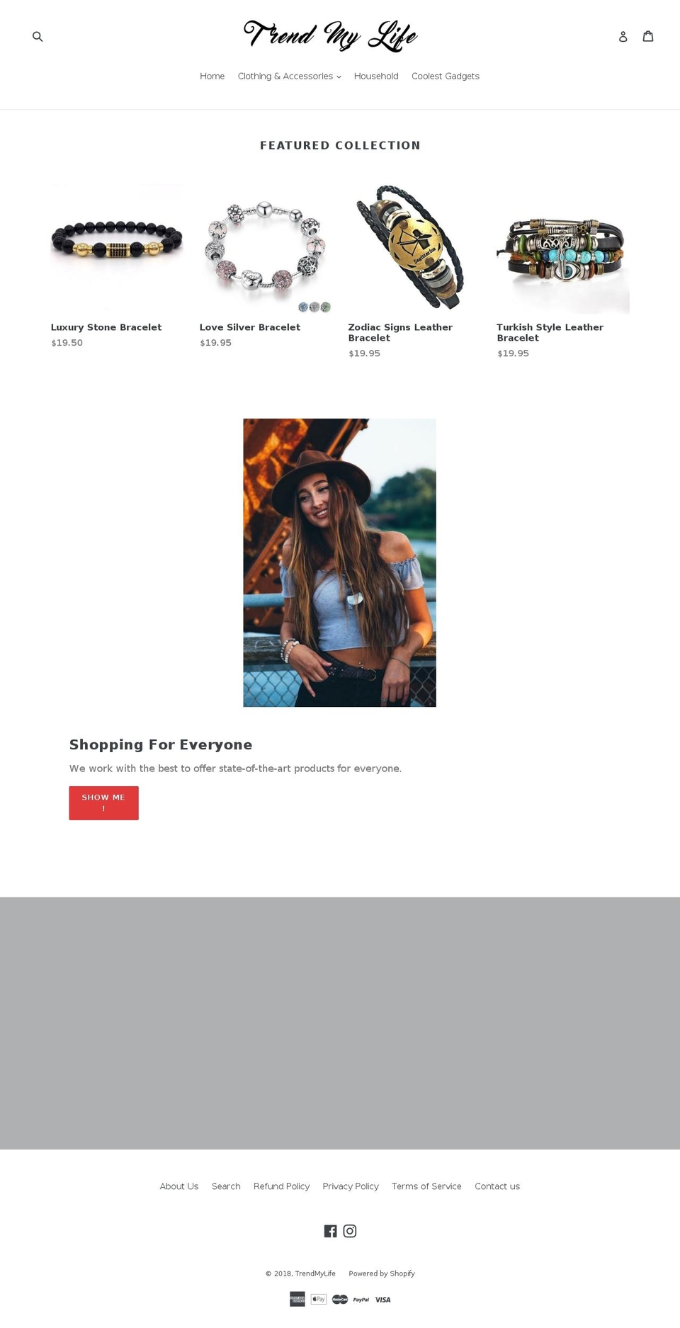 trendmylife.com shopify website screenshot