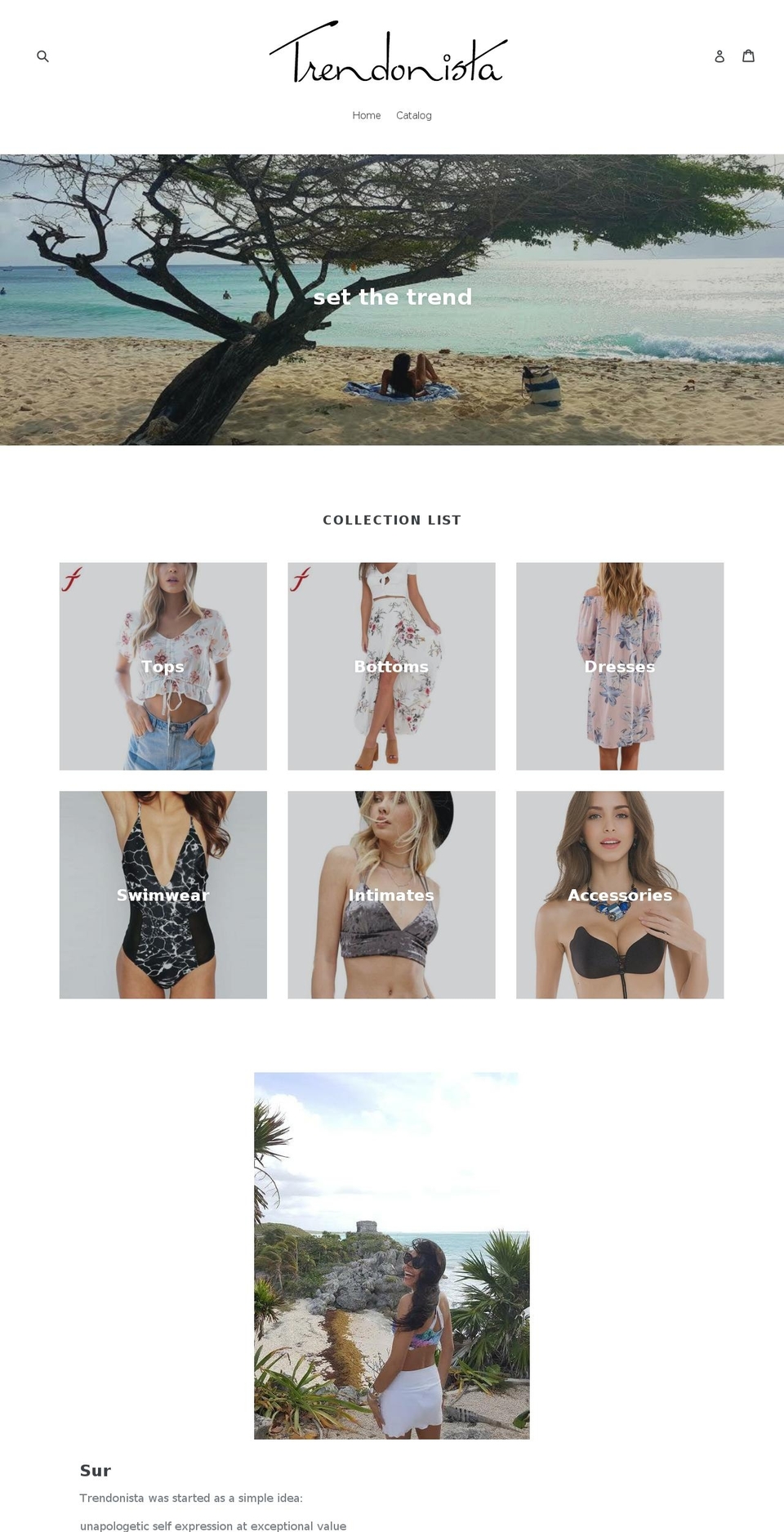 trendonista.com — Shopify storefront screenshot