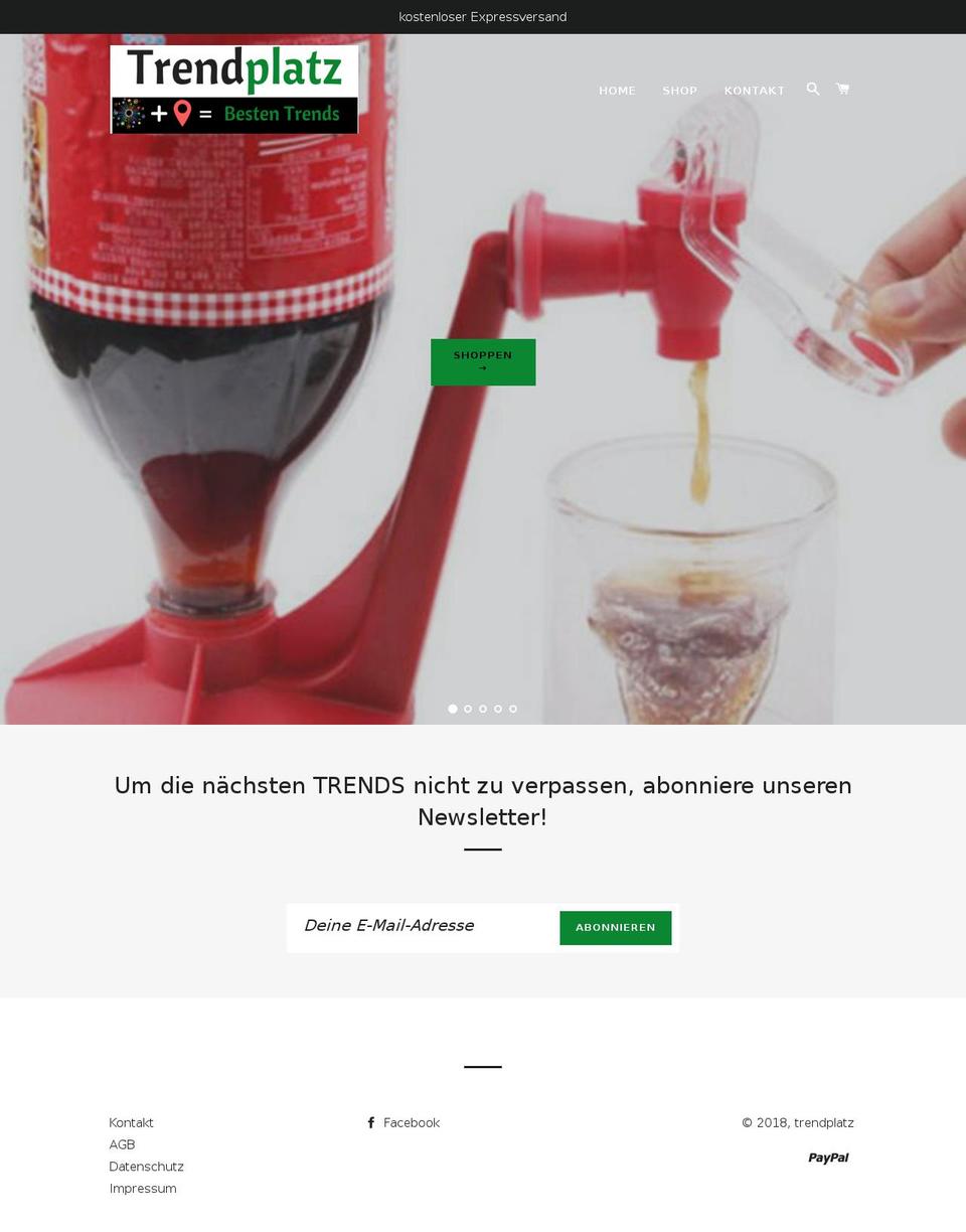 trendplatz.com — Shopify storefront screenshot