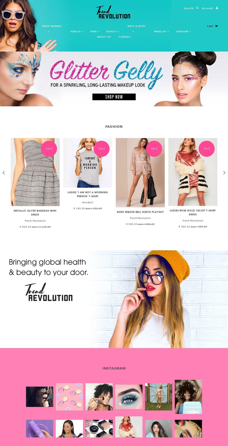 trendrevolution.biz shopify website screenshot