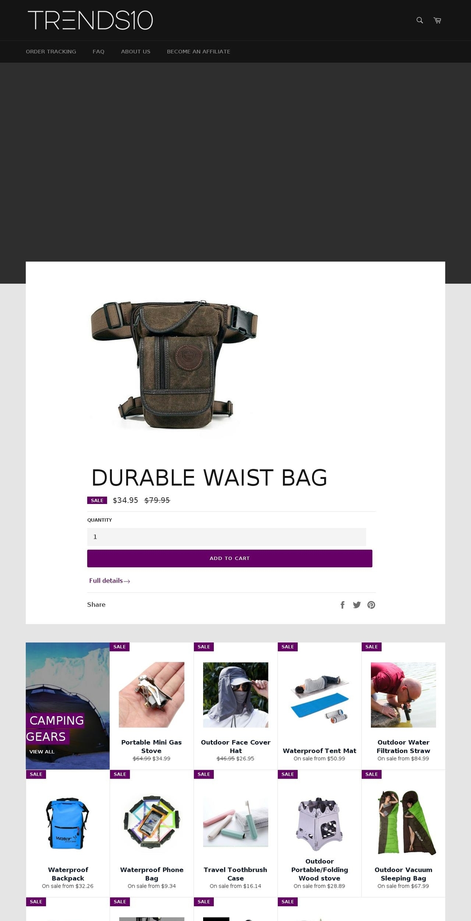 trends10.com — Shopify storefront screenshot