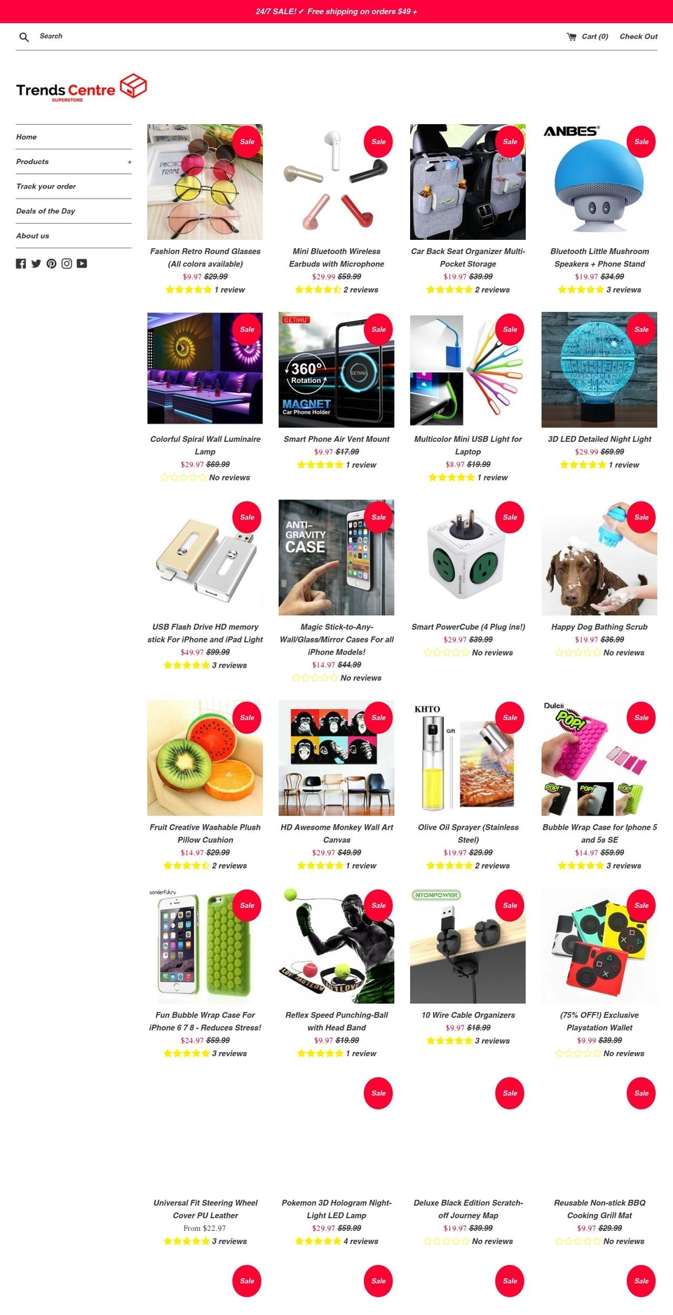 trendscentre.com — Shopify storefront screenshot