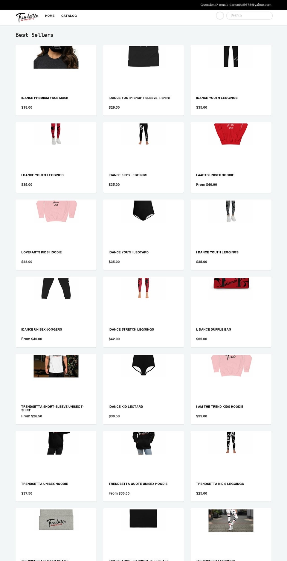 ThemeX Shopify theme site example trendsetta.shop