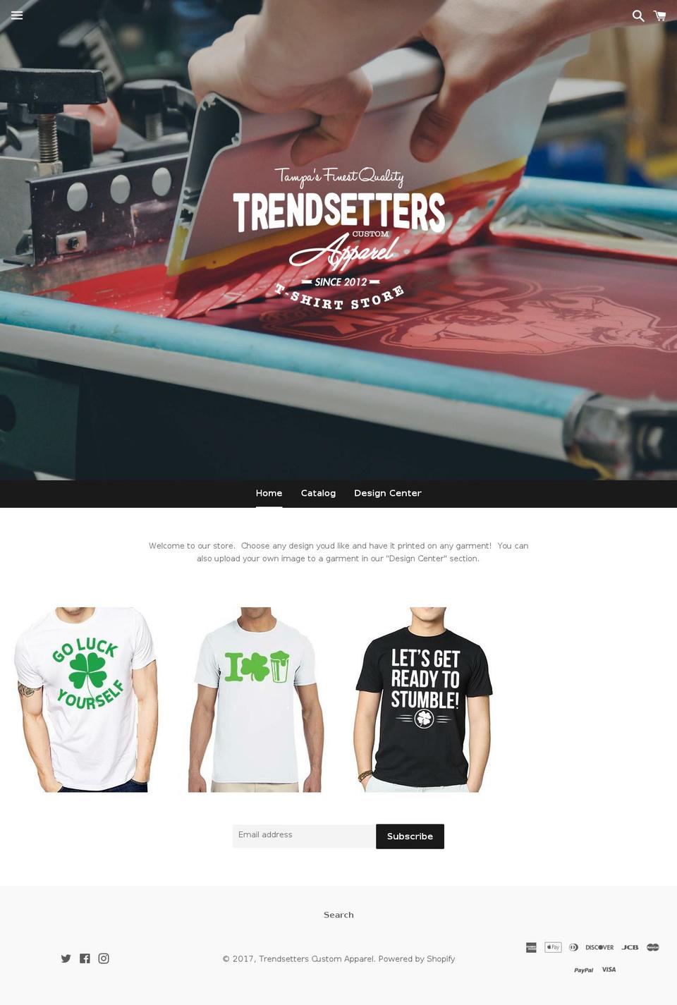 trendsettersybor.com shopify website screenshot