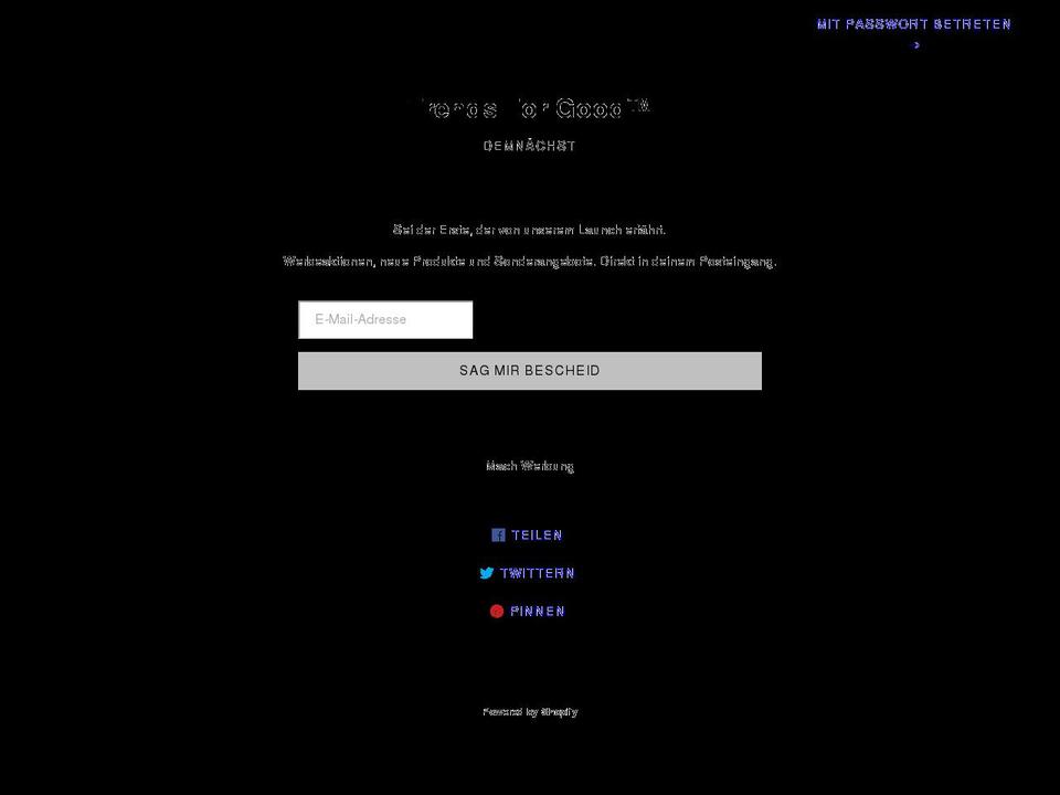 trendsforgood.com shopify website screenshot