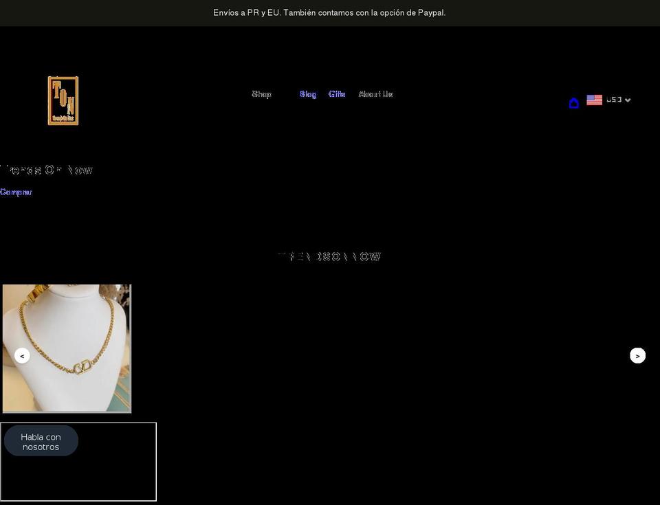 trendsonnow.com shopify website screenshot