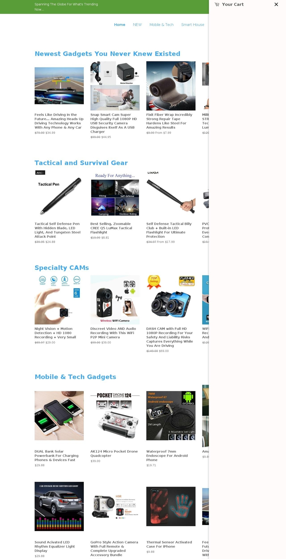 trendspans-com Shopify theme site example trendspans.com