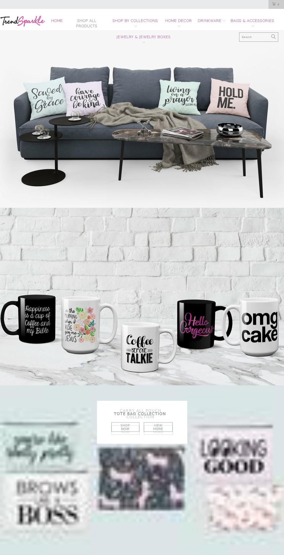 trendsparkle.com — Shopify storefront screenshot