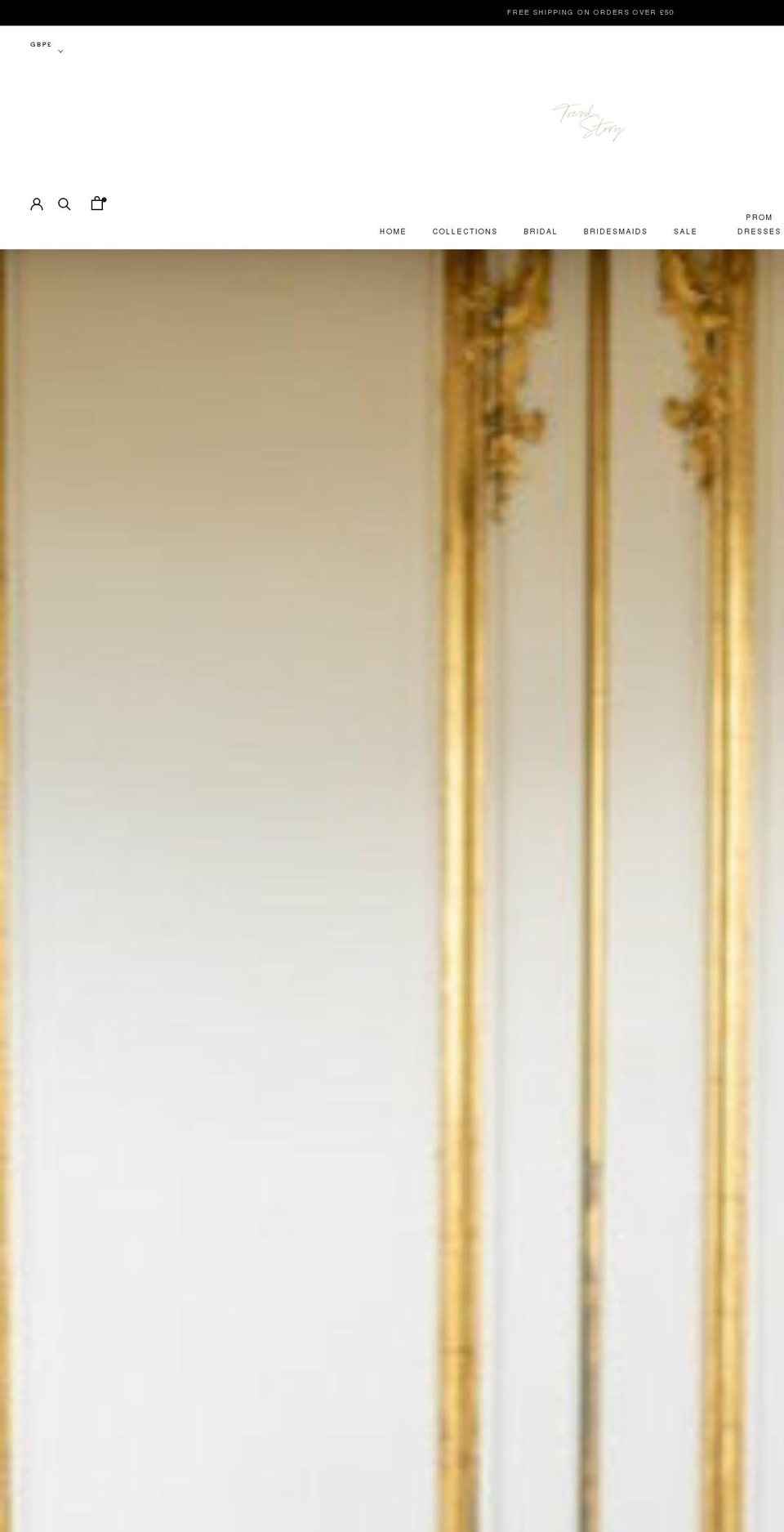 trendstoryuk.com shopify website screenshot