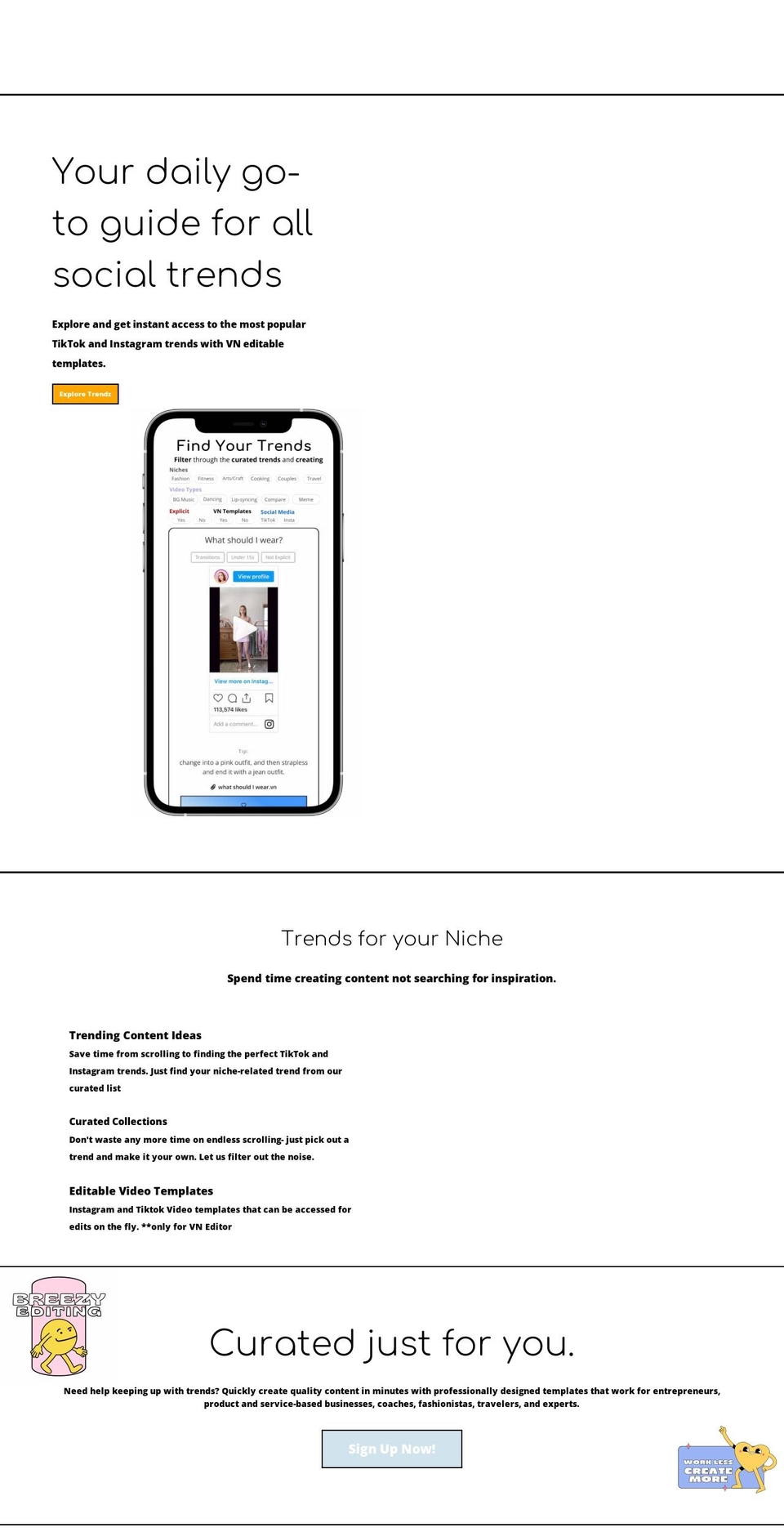 trendstrunk.com — Shopify storefront screenshot
